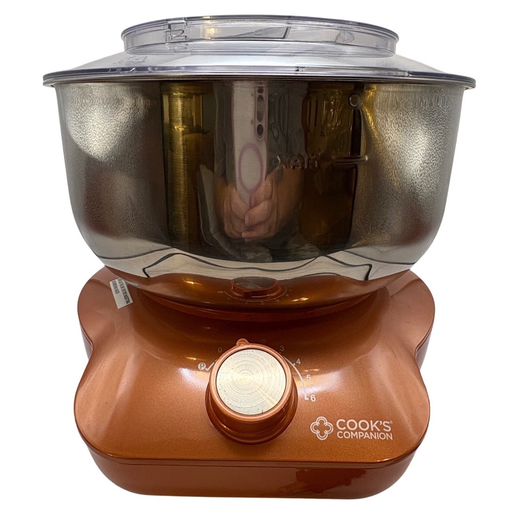 Cooks Companion 600W 5QT Open Mixer CCDM2 Copper Rose Gold + Extra Bowl